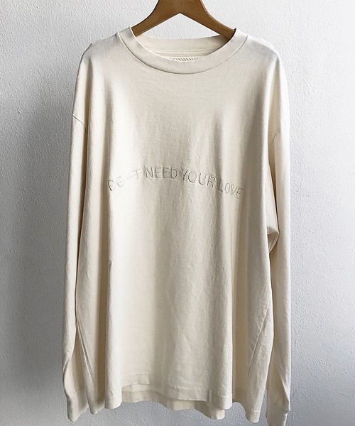 TODAYFUL(トゥデイフル)の「レターロングT(Tシャツ/カットソー・レディース・ホワイト/キナリ・FREE)」の9枚目の写真