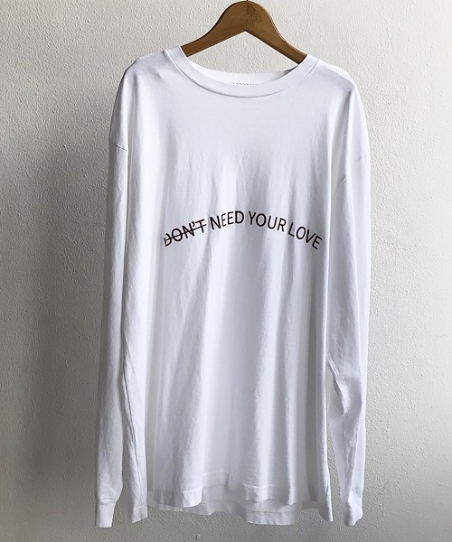 TODAYFUL(トゥデイフル)の「レターロングT(Tシャツ/カットソー・レディース・ホワイト/キナリ・FREE)」の10枚目の写真