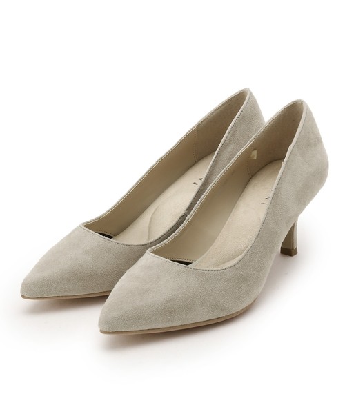 INDIVI（インディヴィ）の「【デイリーパンプス】ポインテッドトゥパンプス（パンプス・レディース・ナチュラル/ボルドー/ネイビー/ブラック/ライトグリーン/ベビーピンク/ネイビー系5・25/30/35/40/45/15 /20）」の3枚目の写真