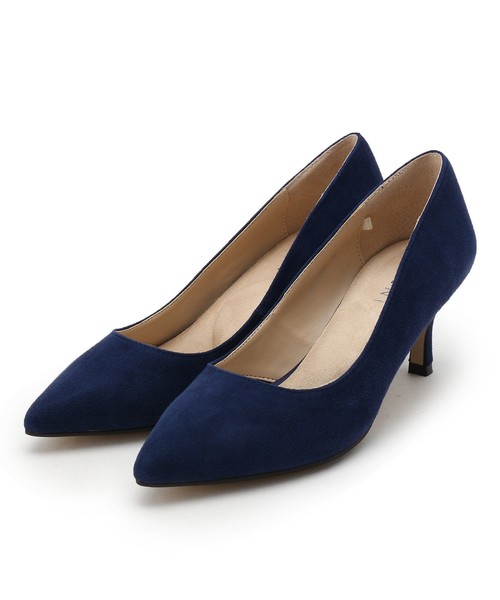 INDIVI（インディヴィ）の「【デイリーパンプス】ポインテッドトゥパンプス（パンプス・レディース・ナチュラル/ボルドー/ネイビー/ブラック/ライトグリーン/ベビーピンク/ネイビー系5・25/30/35/40/45/15 /20）」の5枚目の写真