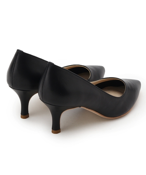 INDIVI（インディヴィ）の「【デイリーパンプス】ポインテッドトゥパンプス（パンプス・レディース・ナチュラル/ボルドー/ネイビー/ブラック/ライトグリーン/ベビーピンク/ネイビー系5・25/30/35/40/45/15 /20）」の9枚目の写真