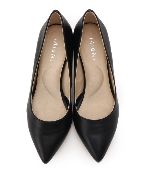INDIVI（インディヴィ）の「【デイリーパンプス】ポインテッドトゥパンプス（パンプス・レディース・ナチュラル/ボルドー/ネイビー/ブラック/ライトグリーン/ベビーピンク/ネイビー系5・25/30/35/40/45/15 /20）」の10枚目の写真