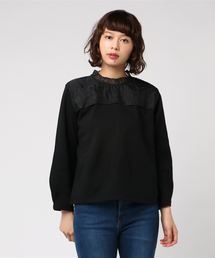 AMERICAN HOLIC | レースネックポンチプルオーバー(Tシャツ/カットソー)