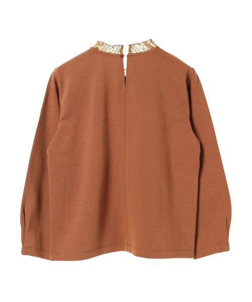 AMERICAN HOLIC(アメリカンホリック)の「レースネックポンチプルオーバー *(Tシャツ/カットソー・レディース・ブラック/キャメル・M/L)」の14枚目の写真