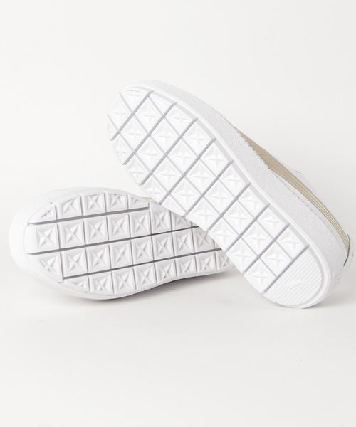 PUMA（プーマ）の「PUMA/プーマ プラットフォーム トレース バーシティ ウィメンズ（スニーカー・レディース・ブラック/ホワイト・23cm/23.5cm/24cm/24.5cm/25cm/22.5cm）」の4枚目の写真