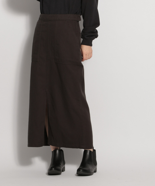 niko and...(ニコアンド)の「コットンツイル2WAYジャンスカ(ジャンパースカート・レディース・ベージュ/カーキ/チャコール・MEDIUM/LARGE)」の5枚目の写真