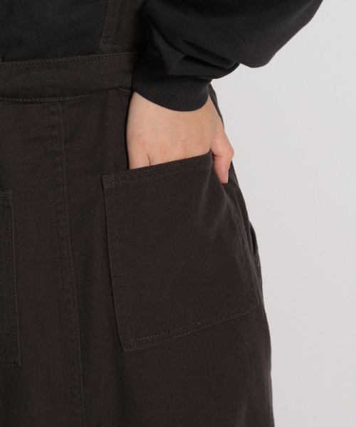 niko and...(ニコアンド)の「コットンツイル2WAYジャンスカ(ジャンパースカート・レディース・ベージュ/カーキ/チャコール・MEDIUM/LARGE)」の22枚目の写真