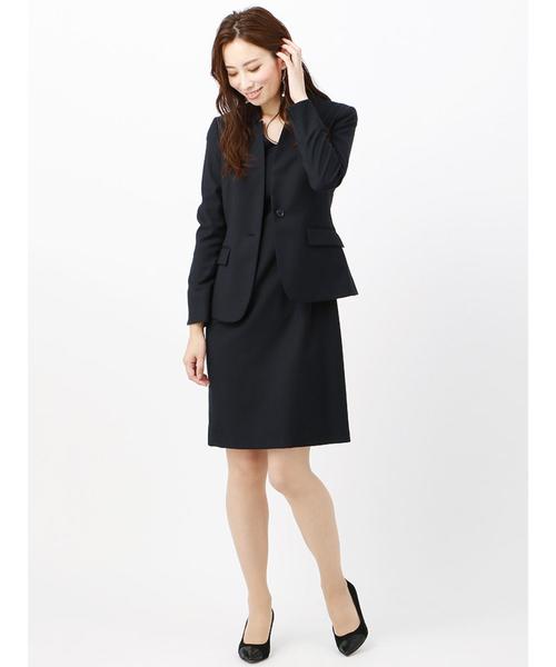 ザスーツカンパニースーツ 3点セット（ジャケット パンツ スカート） THE SUIT COMPANY（ザ・スーツカンパニー）の「【ウォッシャブル
