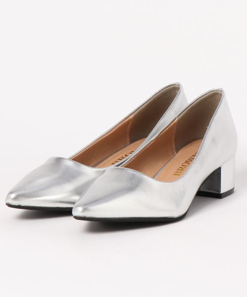 WEGO（ウィゴー）の「WEGO/ポインテッドトゥパンプス（パンプス・レディース・ブラック/シルバー・MEDIUM/LARGE）」の10枚目の写真