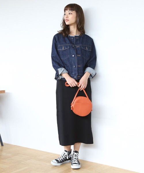 coen（コーエン）の「【WEB限定色：レオパード柄】フェイクレザーラウンドショルダーバッグ（ショルダーバッグ・レディース・オレンジ/ライトグレー/ブラック/レオパード・FREE）」の16枚目の写真