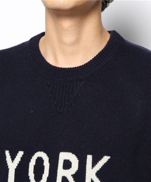 green label relaxing(グリーンレーベルリラクシング)の「YORK LINE C/N 7Gニット(ニット/セーター・メンズ・オレンジ/ネイビー・SMALL/MEDIUM/LARGE)」の6枚目の写真