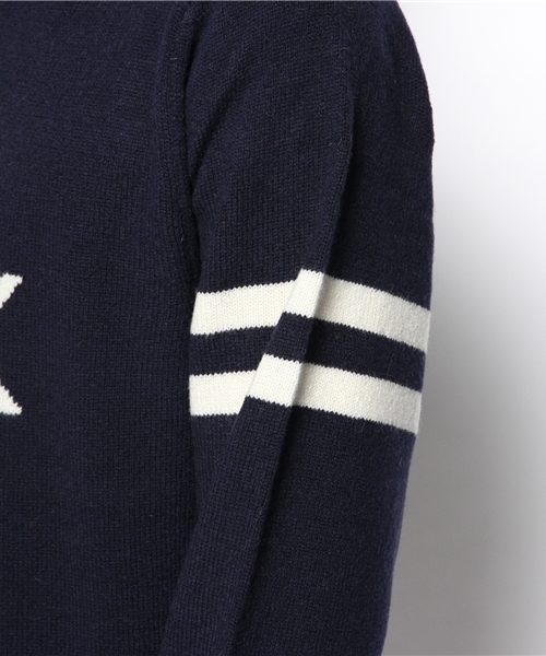 green label relaxing(グリーンレーベルリラクシング)の「YORK LINE C/N 7Gニット(ニット/セーター・メンズ・オレンジ/ネイビー・SMALL/MEDIUM/LARGE)」の7枚目の写真