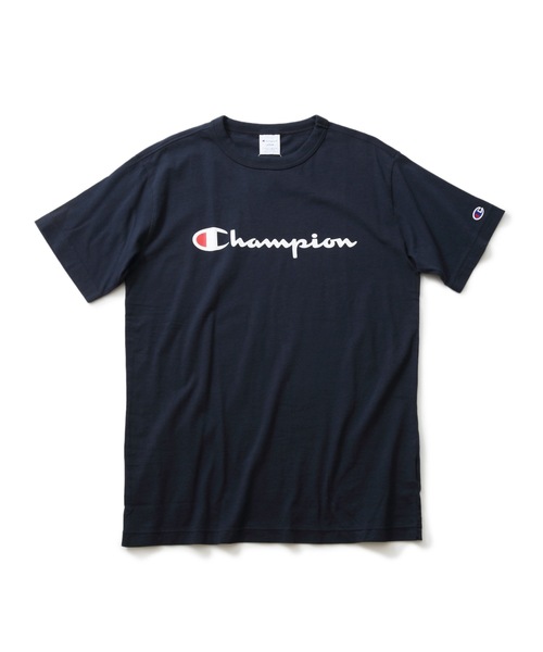 Champion（チャンピオン）の「【CHAMPION】スクリプトロゴプリントＴシャツ/ロゴプリント/チャンピオン（Tシャツ/カットソー・メンズ・グレー/ホワイト/ネイビー/ブラック/ダークグリーン/ワイン/イエロー/ピンク/杢グレー/ミント・SMALL/MEDIUM/X-LARGE/LARGE/XX-LARGE）」の7枚目の写真
