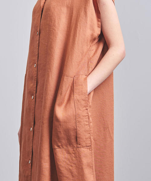 UNITED ARROWS（ユナイテッドアローズ）の「一部別注＜TICCA（ティッカ）＞フレンチスリーブ ワンピース（ワンピース・レディース・ケリー/ブラウン・FREE）」の10枚目の写真