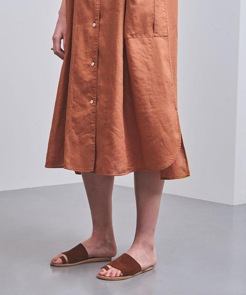 UNITED ARROWS（ユナイテッドアローズ）の「一部別注＜TICCA（ティッカ）＞フレンチスリーブ ワンピース（ワンピース・レディース・ケリー/ブラウン・FREE）」の11枚目の写真