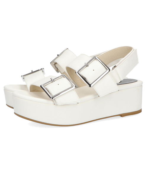 ORiental TRaffic（オリエンタルトラフィック）の「春夏★バックルベルト厚底サンダル★9231（サンダル・レディース・ブラック/レインボー/ホワイト・S/M/L/LL/3L/SS）」の14枚目の写真