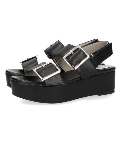 ORiental TRaffic（オリエンタルトラフィック）の「春夏★バックルベルト厚底サンダル★9231（サンダル・レディース・ブラック/レインボー/ホワイト・S/M/L/LL/3L/SS）」の15枚目の写真