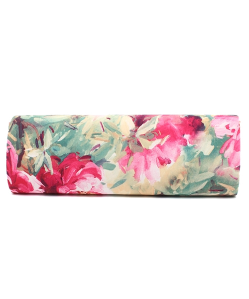 ROSE BUD（ローズバッド）の「【sweet掲載】(LL ACCESSORIES) B1015 FLOWER PRINT NARROW CLUTCH BAG（クラッチバッグ・レディース・ピンク系その他・ONE SIZE）」の5枚目の写真
