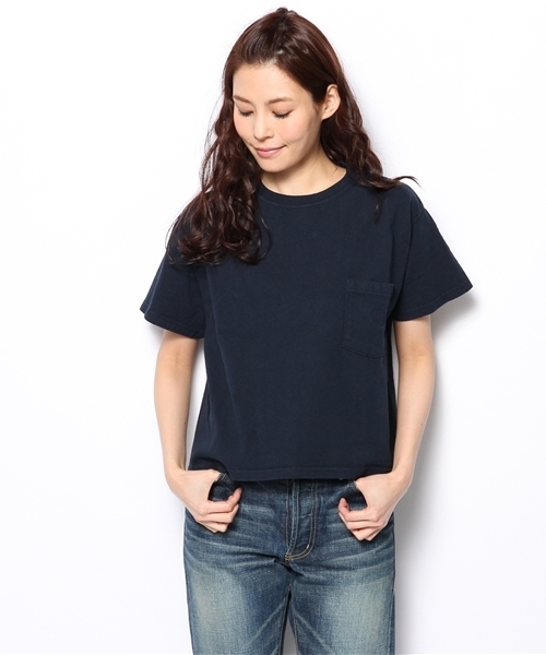 BEAMS BOY（ビームスボーイ）の「Goodwear / カスタム BIG Tシャツ（Tシャツ/カットソー・レディース・ホワイト/ライトグレー/レッド系その他/イエロー/サックスブルー/ネイビー・ONE SIZE）」の4枚目の写真