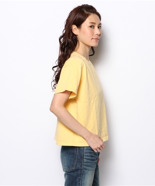 BEAMS BOY（ビームスボーイ）の「Goodwear / カスタム BIG Tシャツ（Tシャツ/カットソー・レディース・ホワイト/ライトグレー/レッド系その他/イエロー/サックスブルー/ネイビー・ONE SIZE）」の8枚目の写真