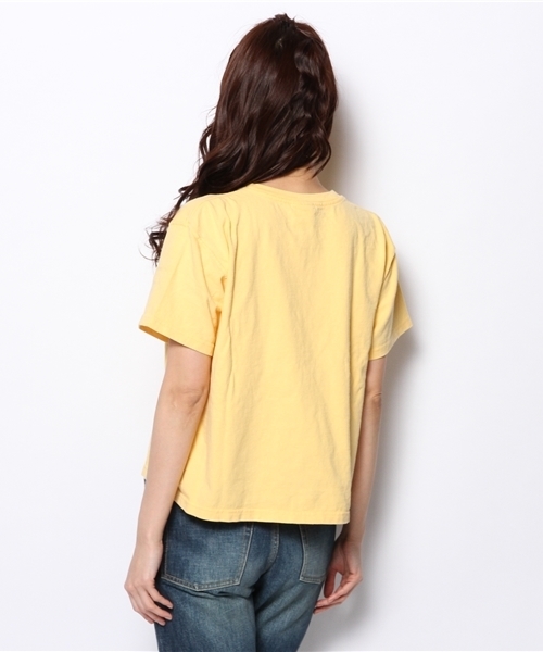 BEAMS BOY（ビームスボーイ）の「Goodwear / カスタム BIG Tシャツ（Tシャツ/カットソー・レディース・ホワイト/ライトグレー/レッド系その他/イエロー/サックスブルー/ネイビー・ONE SIZE）」の9枚目の写真