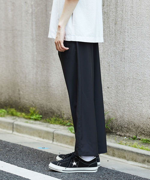 JUNRED（ジュンレッド）の「【AIR DRY/エアードライ】ワイドストレートパンツ（その他パンツ・メンズ・ブラック/ライトグレー/ネイビー/ダークブラウン・S/M/L）」の5枚目の写真