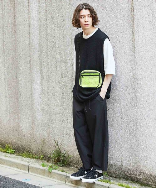 JUNRED（ジュンレッド）の「【AIR DRY/エアードライ】ワイドストレートパンツ（その他パンツ・メンズ・ブラック/ライトグレー/ネイビー/ダークブラウン・S/M/L）」の12枚目の写真