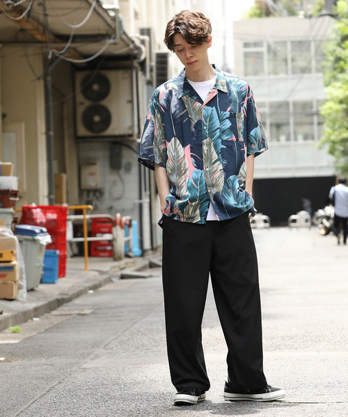 JUNRED（ジュンレッド）の「【AIR DRY/エアードライ】ワイドストレートパンツ（その他パンツ・メンズ・ブラック/ライトグレー/ネイビー/ダークブラウン・S/M/L）」の21枚目の写真