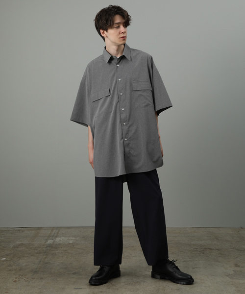 JUNRED（ジュンレッド）の「【AIR DRY/エアードライ】ワイドストレートパンツ（その他パンツ・メンズ・ブラック/ライトグレー/ネイビー/ダークブラウン・S/M/L）」の15枚目の写真