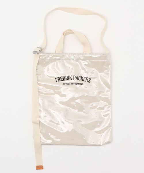 FREDRIK PACKERS（フレドリックパッカーズ）の「【FREDRIK PACKERS】DUCK PVC（ボディバッグ/ウエストポーチ・メンズ・ホワイト/オレンジ/ブラック系その他・FREE）」の2枚目の写真