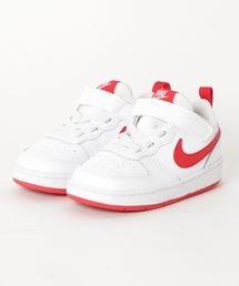 NIKE | NIKE ナイキ 12-16COURT BOROUGH LOW 2 (TDV) コート バーロウ LOW 2 TDV BQ5453-103 ABC-MART限定 *103WHT/UNVRED(スニーカー)