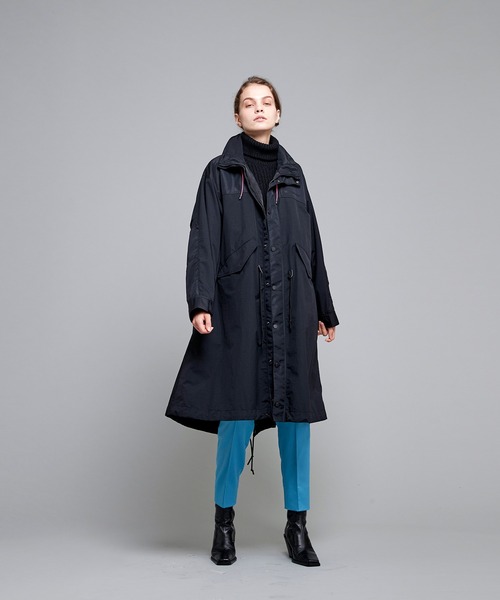 美品＊NOISEMAKER モッズコート NOISE MAKER（ノイズメーカー）の「Nylon mods coat（モッズコート