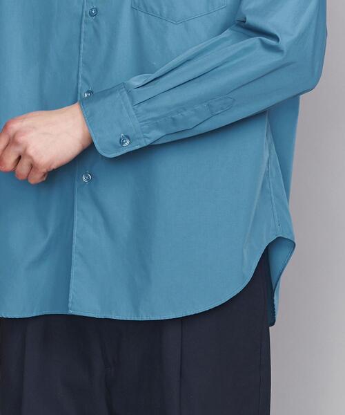 BEAUTY&YOUTH UNITED ARROWS（ビューティーアンドユースユナイテッドアローズ）の「BY コンパクト ブロード ワイドフォルム シャツ（シャツ/ブラウス・メンズ・ホワイト/ターコイズブルー・LARGE/X-LARGE/MEDIUM/SMALL）」の7枚目の写真