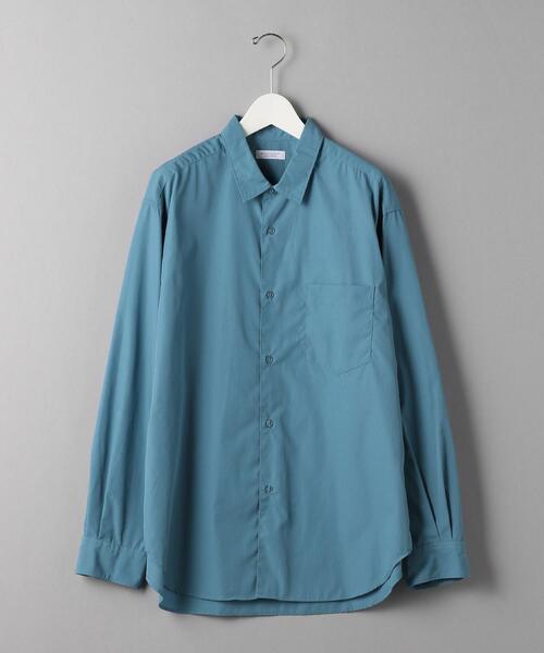 BEAUTY&YOUTH UNITED ARROWS（ビューティーアンドユースユナイテッドアローズ）の「BY コンパクト ブロード ワイドフォルム シャツ（シャツ/ブラウス・メンズ・ホワイト/ターコイズブルー・LARGE/X-LARGE/MEDIUM/SMALL）」の13枚目の写真