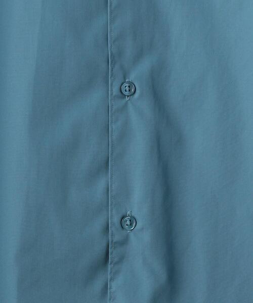 BEAUTY&YOUTH UNITED ARROWS（ビューティーアンドユースユナイテッドアローズ）の「BY コンパクト ブロード ワイドフォルム シャツ（シャツ/ブラウス・メンズ・ホワイト/ターコイズブルー・LARGE/X-LARGE/MEDIUM/SMALL）」の11枚目の写真