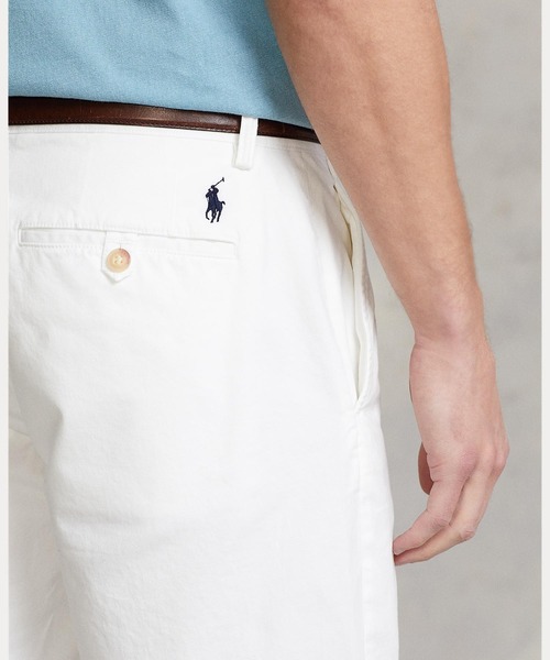 POLO ホワイト ショートパンツ　クラシックフィット6 01063801.jpg