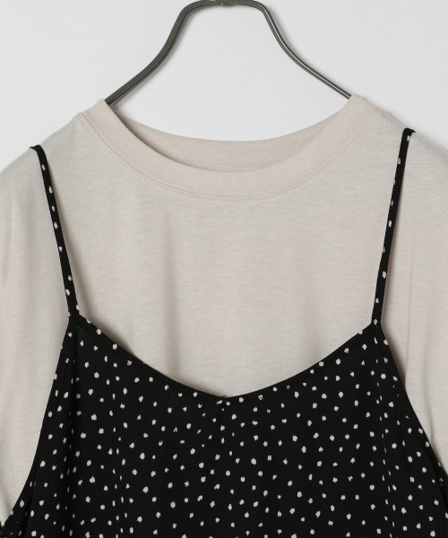 GLOBAL WORK（グローバルワーク）の「2SET楊柳キャミワンピ/875233（ワンピース・レディース・ブラック/オレンジ/グリーン/その他/その他1・FREE）」の6枚目の写真