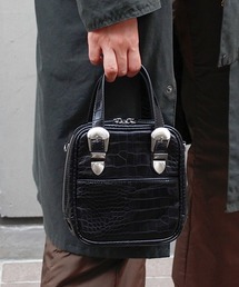 CONTROL FREAK | CONTROL FREAK（コントロールフリーク）クロコウエスタンバックルバッグ(ショルダーバッグ)