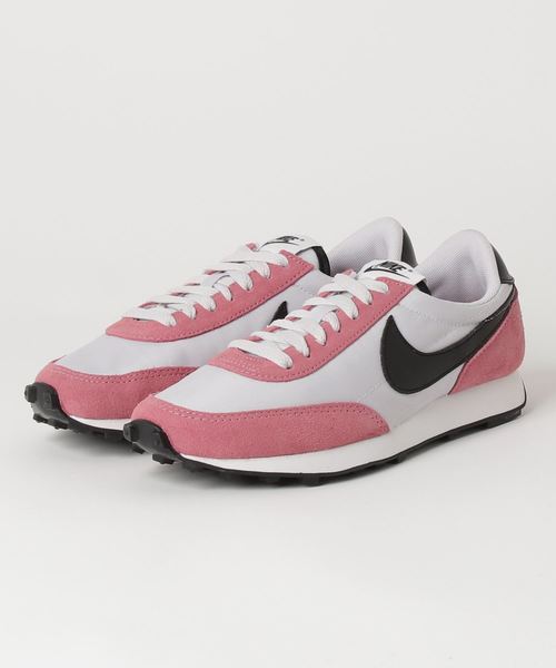 NIKE(ナイキ)の「【NIKE】W NIKE DBREAK(スニーカー・レディース・ホワイト×ピンク・23/25/22.5/23.5/24/24.5)」の1枚目の写真