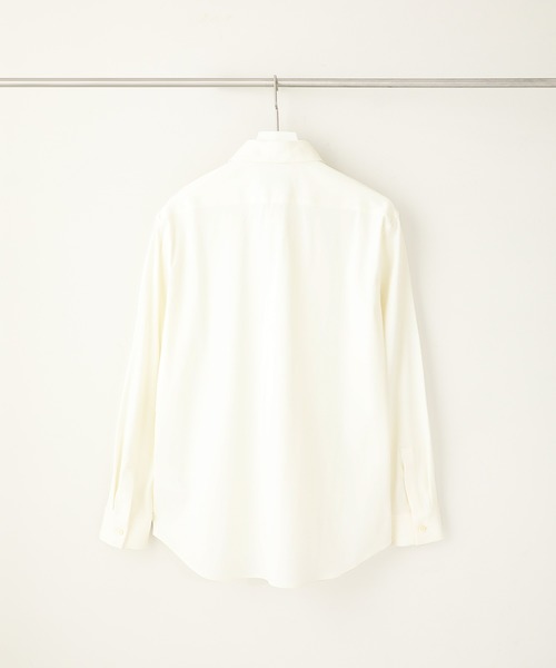 STUDIOUS（ステュディオス）の「【STUDIOUS】ラチネレギュラーカラーシャツ（シャツ/ブラウス・メンズ・ホワイト/ベージュ/ブルー・1/2/3）」の19枚目の写真