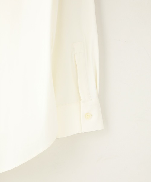 STUDIOUS（ステュディオス）の「【STUDIOUS】ラチネレギュラーカラーシャツ（シャツ/ブラウス・メンズ・ホワイト/ベージュ/ブルー・1/2/3）」の12枚目の写真