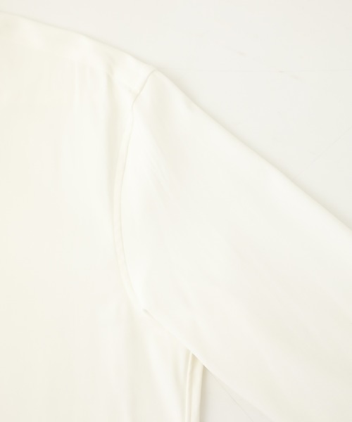 STUDIOUS（ステュディオス）の「【STUDIOUS】ラチネレギュラーカラーシャツ（シャツ/ブラウス・メンズ・ホワイト/ベージュ/ブルー・1/2/3）」の4枚目の写真