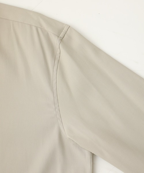 STUDIOUS（ステュディオス）の「【STUDIOUS】ラチネレギュラーカラーシャツ（シャツ/ブラウス・メンズ・ホワイト/ベージュ/ブルー・1/2/3）」の13枚目の写真