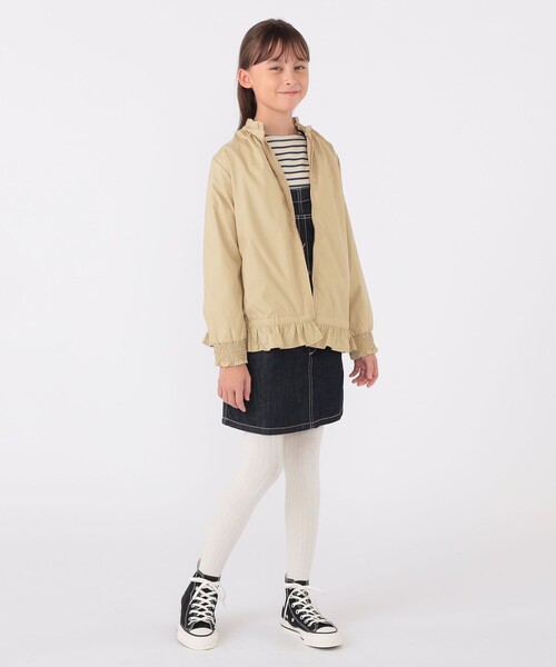 Lee（リー）の「Lee:デニム オーバーオール スカート(130～150cm)（サロペット/オーバーオール・キッズ・ロイヤルブルー/ブラック/ブルー/ネイビー/ダークブルー・130/140/150）」の22枚目の写真