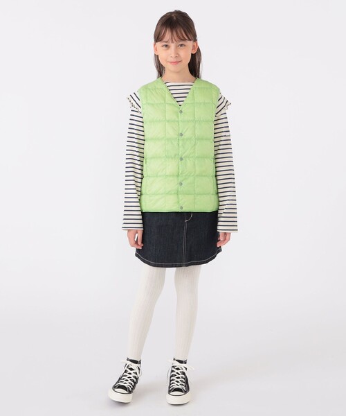 Lee（リー）の「Lee:デニム オーバーオール スカート(130～150cm)（サロペット/オーバーオール・キッズ・ロイヤルブルー/ブラック/ブルー/ネイビー/ダークブルー・130/140/150）」の6枚目の写真