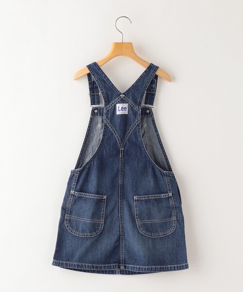 Lee（リー）の「Lee:デニム オーバーオール スカート(130～150cm)（サロペット/オーバーオール・キッズ・ロイヤルブルー/ブラック/ブルー/ネイビー/ダークブルー・130/140/150）」の10枚目の写真
