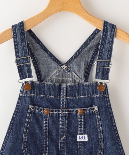 Lee（リー）の「Lee:デニム オーバーオール スカート(130～150cm)（サロペット/オーバーオール・キッズ・ロイヤルブルー/ブラック/ブルー/ネイビー/ダークブルー・130/140/150）」の11枚目の写真