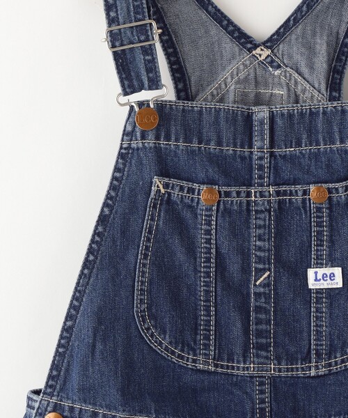 Lee（リー）の「Lee:デニム オーバーオール スカート(130～150cm)（サロペット/オーバーオール・キッズ・ロイヤルブルー/ブラック/ブルー/ネイビー/ダークブルー・130/140/150）」の12枚目の写真