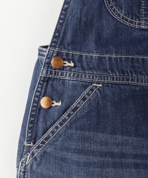 Lee（リー）の「Lee:デニム オーバーオール スカート(130～150cm)（サロペット/オーバーオール・キッズ・ロイヤルブルー/ブラック/ブルー/ネイビー/ダークブルー・130/140/150）」の13枚目の写真