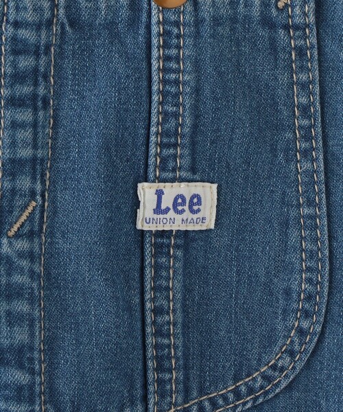 Lee（リー）の「Lee:デニム オーバーオール スカート(130～150cm)（サロペット/オーバーオール・キッズ・ロイヤルブルー/ブラック/ブルー/ネイビー/ダークブルー・130/140/150）」の18枚目の写真